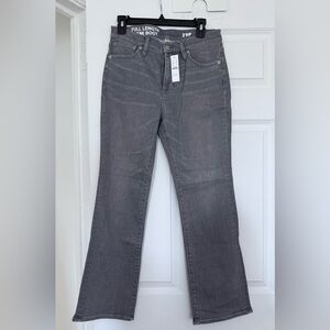 J. Crew Gray Demi bootcut jeans